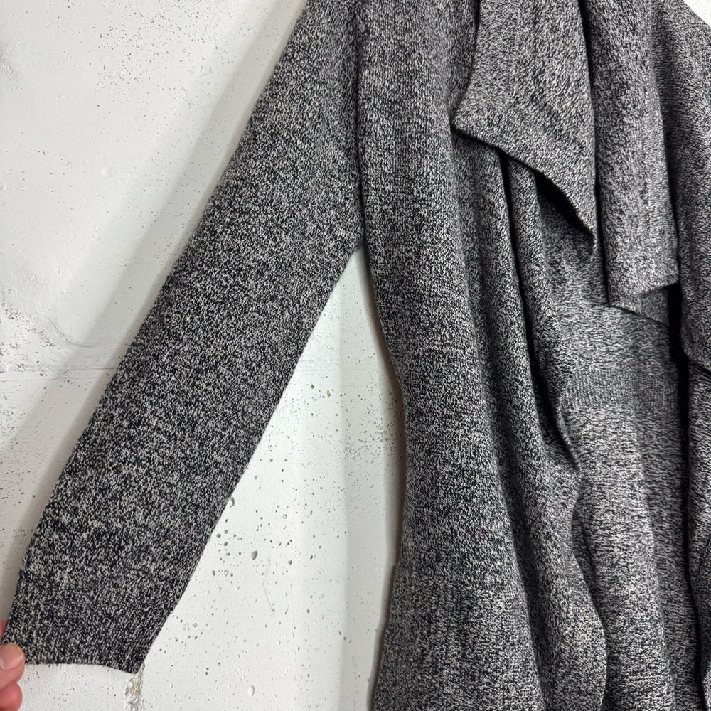 Theory Waterfall Drape Front Open Front Marled Ca… - image 6